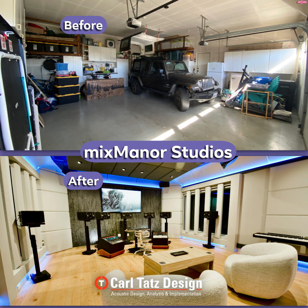 CTD MixRoom™ Before and After Install in residential garage. CTD MixRoom™ Before and After Install in residential garage.
