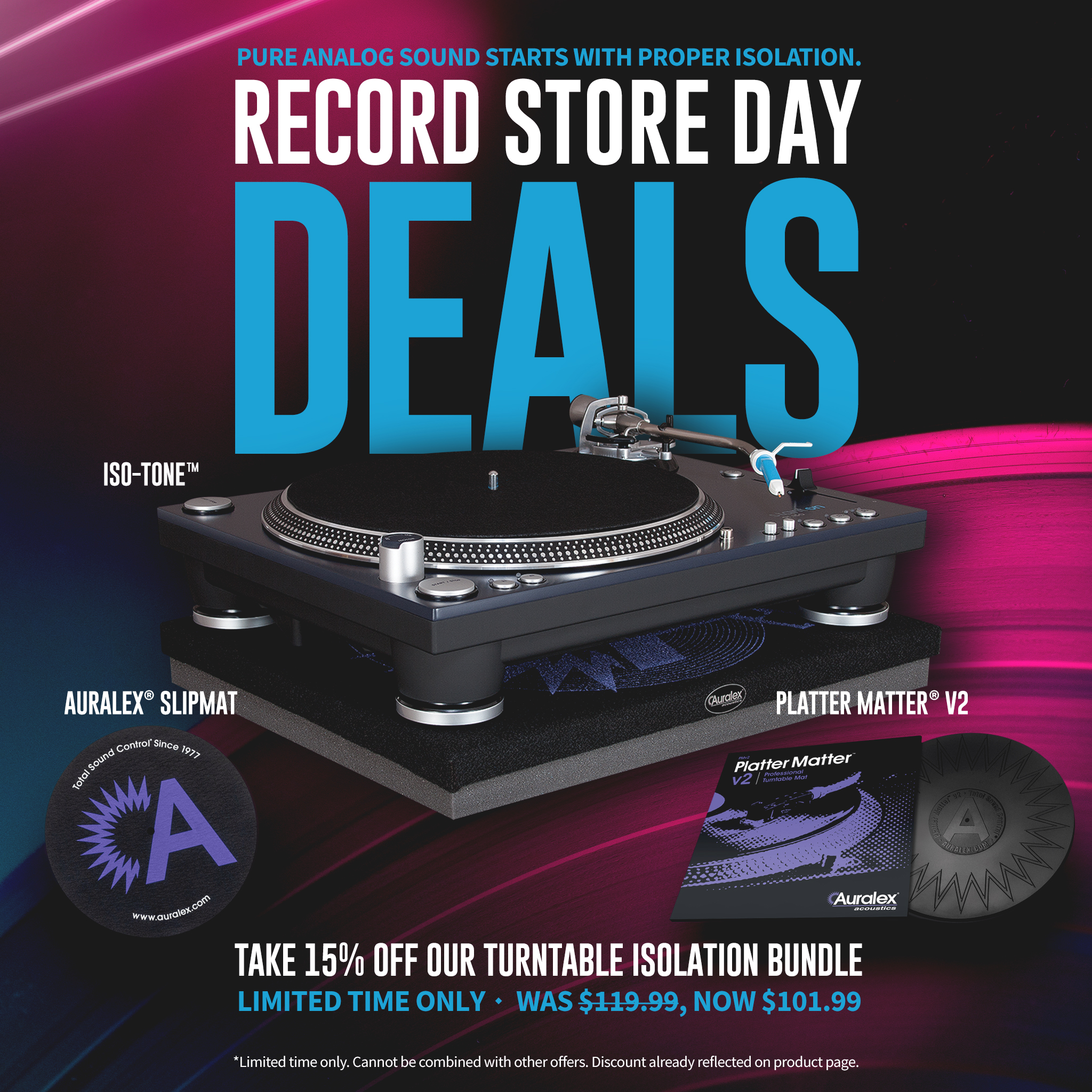 Auralex Record Store Day Promo
